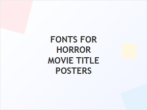 The Best Modern Gothic Sans Fonts for Horror Titles
