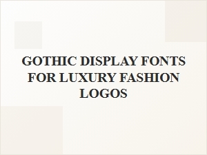 Modern Sans Fonts for Luxury Fashion Branding